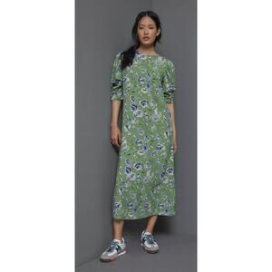 New Anthropologie Lausanne Floral Maxi Dress by Porridge $158 XS Long Sleeve